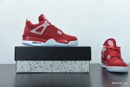 SOONERS JORDAN 4 RETRO AIR PE OKLAHOMA 0814